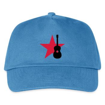 Guitarist / Gitarrist / Guitariste - Kids’ Baseball Cap - peacock-blue - Front