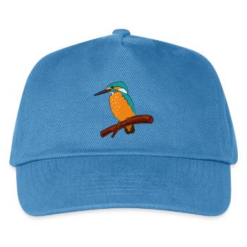 bird - Kids’ Baseball Cap - peacock-blue - Front