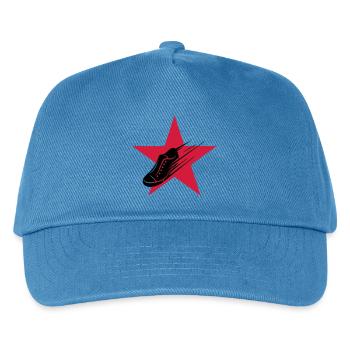 Laufen / Running / Jogging / Joggen / Marathon - Kinder Basecap - Pfauenblau - Vorne