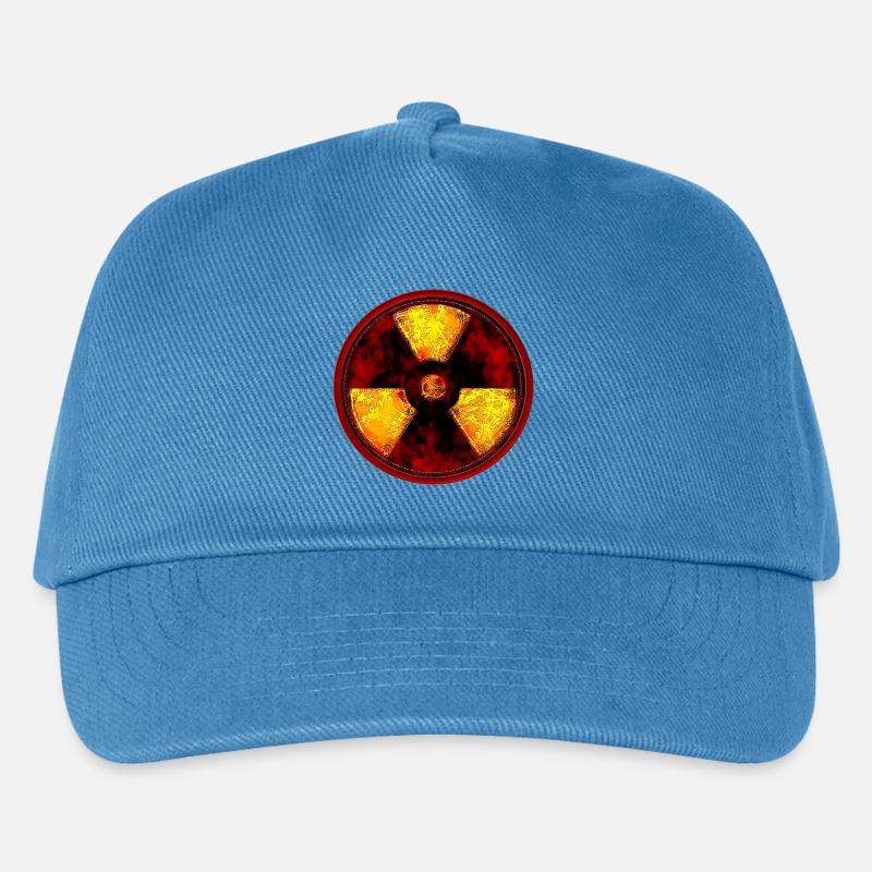 radioaktiv - Kinder Basecap - Pfauenblau