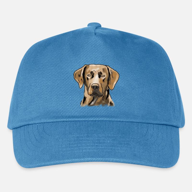 Labrador - Kinder Basecap - Pfauenblau