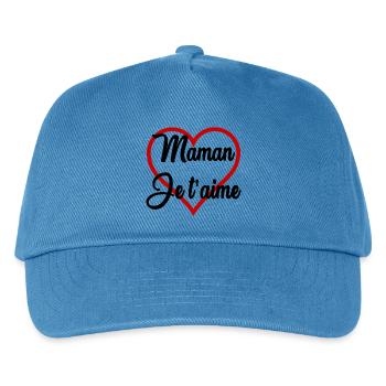 MUTTERTAG. SCHÖNEN MUTTERTAG - Kinder Basecap - Pfauenblau - Vorne