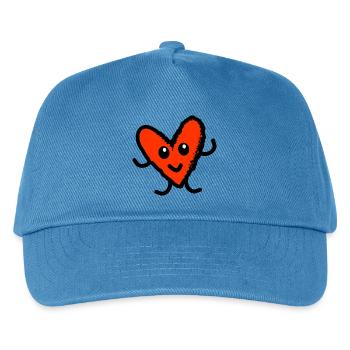 LIEBE. PAAR. GERADE VERHEIRATET. Junggesellinnenabschied. VALENTINSTAG. - Kinder Basecap - Pfauenblau - Vorne