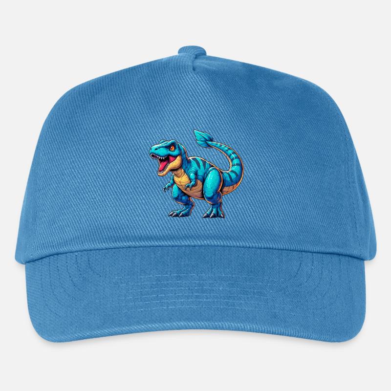 Dinosaurier - Kinder Basecap - Pfauenblau
