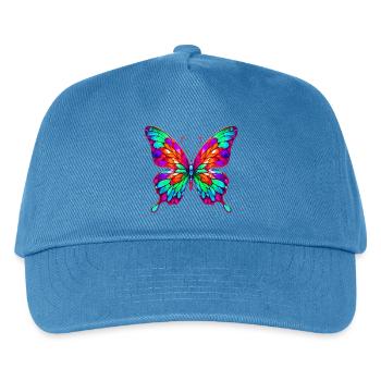 Butterfly - Kids’ Baseball Cap - peacock-blue - Front