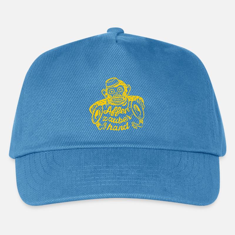 Affenzauberhand - Kinder Basecap - Pfauenblau