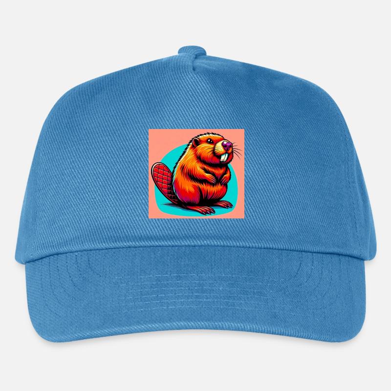 Bieber - Kinder Basecap - Pfauenblau