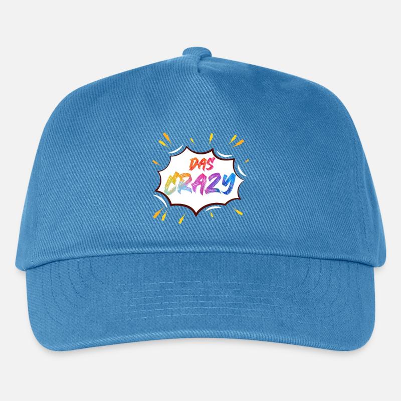 Das Crazy Farbknall - Kinder Basecap - Pfauenblau