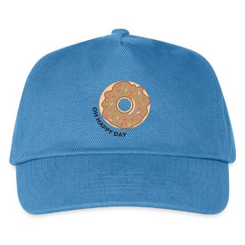 Donut Oh Happy Day - Kinder Basecap - Pfauenblau - Vorne