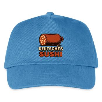 German Sausage Sushi Fusion - Kids’ Baseball Cap - peacock-blue - Front