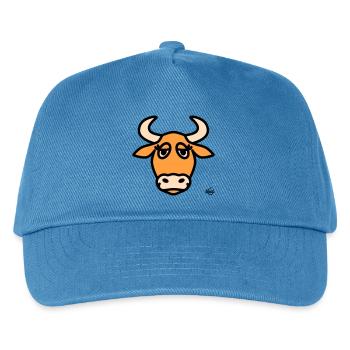 Taurus Large - Kids’ Baseball Cap - peacock-blue - Front