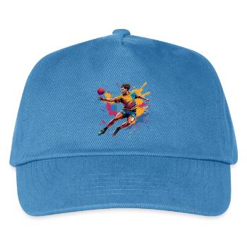Handball Handball Player Handball Coach Fan Gift - Kids’ Baseball Cap - peacock-blue - Front