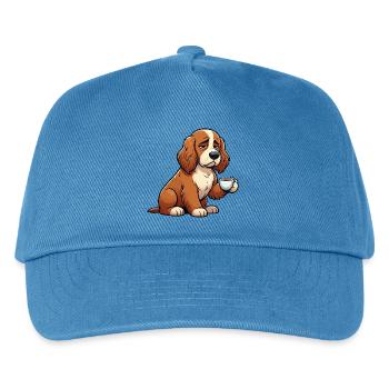 Cocker Spaniel Cockerhund Cocker Spaniel Besitzer - Kinder Basecap - Pfauenblau - Vorne