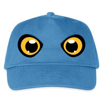 two shining eyes of an owl - Kids’ Baseball Cap - peacock-blue - Front