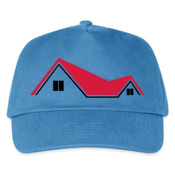 Maison - Casquette de baseball Enfant - bleu paon - Devant
