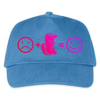 Motocross motif with recognition value - Kids’ Baseball Cap - peacock-blue - Front