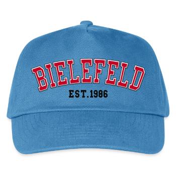 Bielefeld gegründet 1986 - Kinder Basecap - Pfauenblau - Vorne