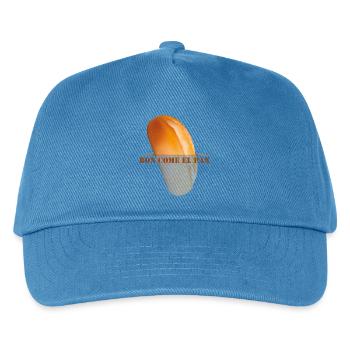 Bon come el pan - Tasty like a bread - Kids’ Baseball Cap - peacock-blue - Front