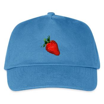 fraise - Casquette de baseball Enfant - bleu paon - Devant