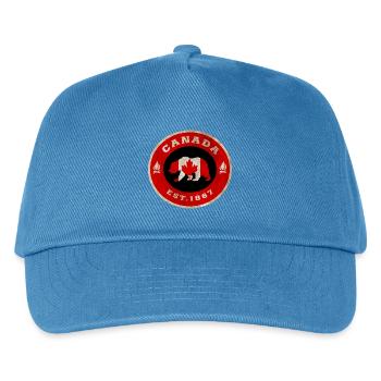Canada Ours Vintage / Cadeau - Casquette de baseball Enfant - bleu paon - Devant