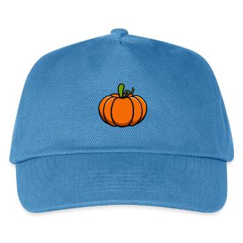 pumpkin - Kids’ Baseball Cap - peacock-blue - Front