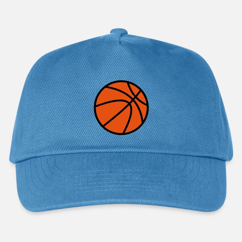 Basketball - Kinder Basecap - Pfauenblau