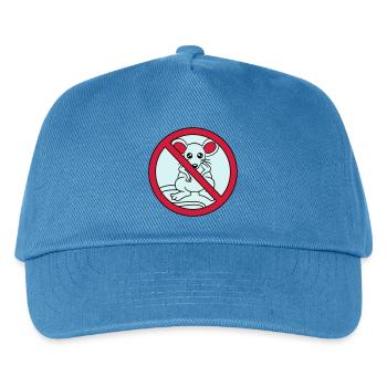 forbidden sign crossed out no mouse suess n - Kids’ Baseball Cap - peacock-blue - Front