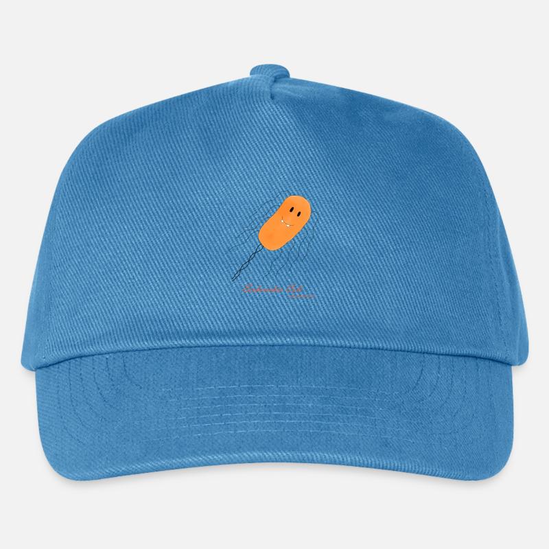 E. Coli / Escherichia Coli - Bakterie - Kinder Basecap - Pfauenblau