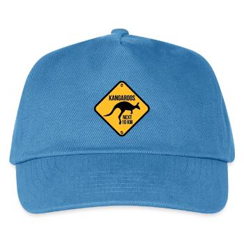 australie - australia - kangourou - Casquette de baseball Enfant - bleu paon - Devant