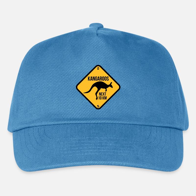 australie - australia - kangourou - Casquette de baseball Enfant - bleu paon