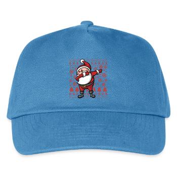 Ugly Christmas Dab Dabbing Santa Claus Xmas - Kids’ Baseball Cap - peacock-blue - Front