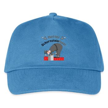 Schornsteinfeger Glücksbringer - Kinder Basecap - Pfauenblau - Vorne