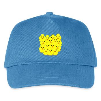 Küken, Ostern, Tiere für Kinder, süßes Kücken - Kinder Basecap - Pfauenblau - Vorne
