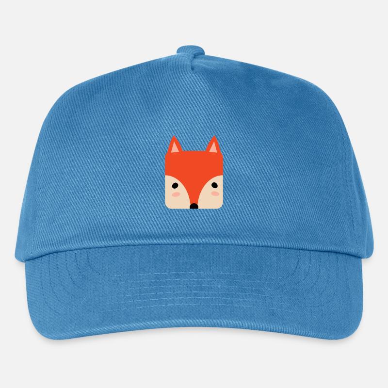 Fuchs - Kinder Basecap - Pfauenblau