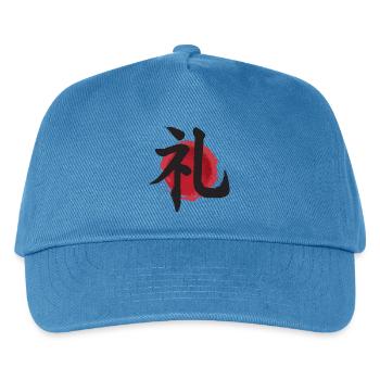 rei respect Resepekt ideogram giappones - Kids’ Baseball Cap - peacock-blue - Front