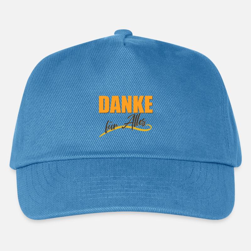 DANKE für Alles - Kinder Basecap - Pfauenblau