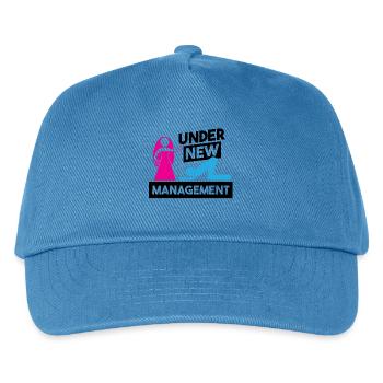 Junggeselle Junggesellin Lustig Polterabend - Kinder Basecap - Pfauenblau - Vorne
