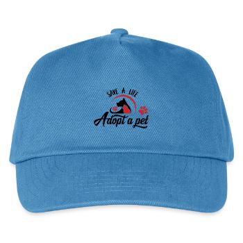 Animal Protection Animal Rescue Save Animal Rights Gift - Kids’ Baseball Cap - peacock-blue - Front