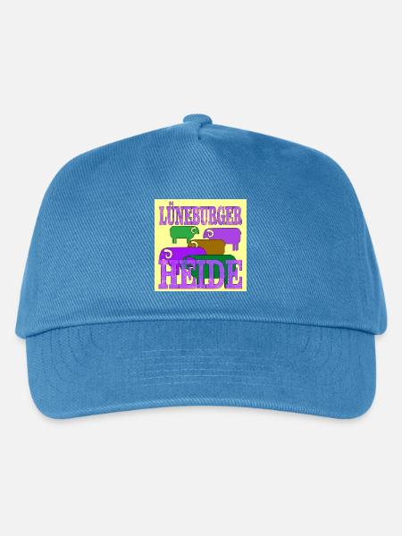 Lüneburger Heide - Kinder Basecap - Pfauenblau