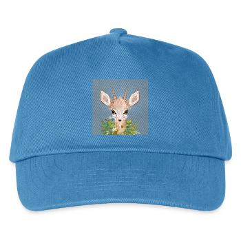 Dwarf antelope Dikdik with big eyes - Kids’ Baseball Cap - peacock-blue - Front