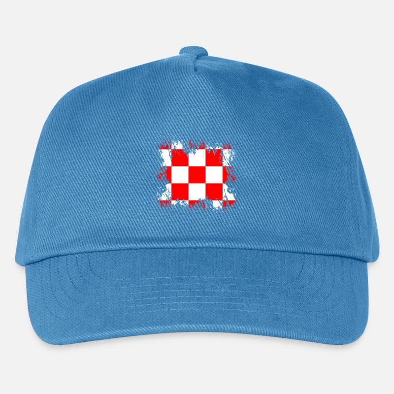 Kroatien Kroatien - Kinder Basecap - Pfauenblau