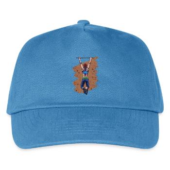 Pull Up Gym Workout Training Sport Gym - Kids’ Baseball Cap - peacock-blue - Front