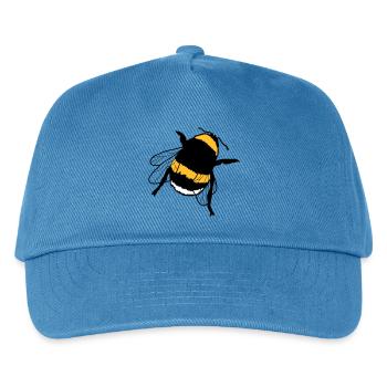bourdon - Casquette de baseball Enfant - bleu paon - Devant