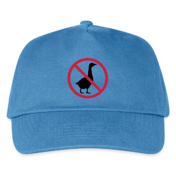 Signe interdit d'oie - Casquette de baseball Enfant - bleu paon - Devant