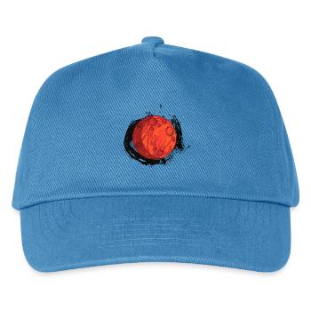 Planet Mars with background, planets - Kids’ Baseball Cap - peacock-blue - Front