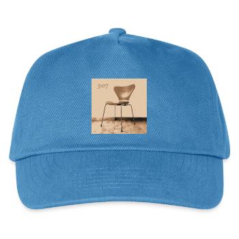 3107 Siebener No7 Stuhl Arne Jacobsen Fritz Hansen - Kinder Basecap - Pfauenblau - Vorne