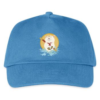 Cat warriors - Kids’ Baseball Cap - peacock-blue - Front
