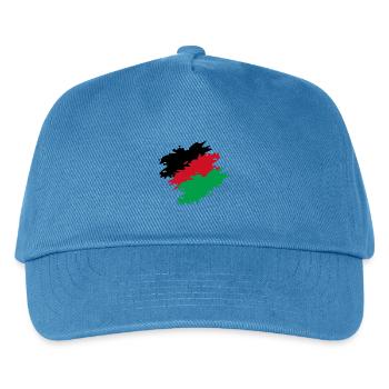 Malawi couleurs drapeau drapeau brosse - Casquette de baseball Enfant - bleu paon - Devant