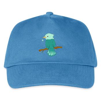 Glücksbringer - Kinder Basecap - Pfauenblau - Vorne