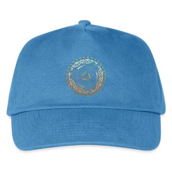 Three Rabbits Three Picture Easter - Kids’ Baseball Cap - peacock-blue - Front